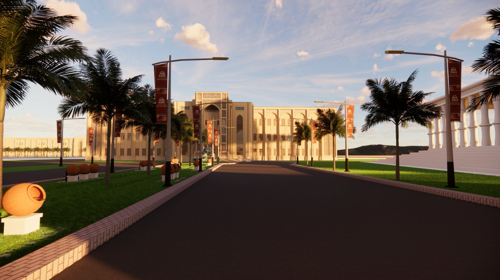 Jalan Masuk Menuju Area Kampus